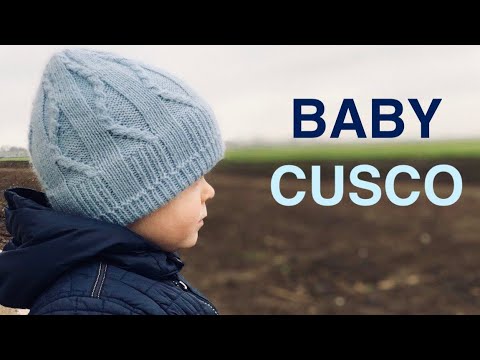 Видео: ПРОСТАЯ ШАПКА СПИЦАМИ " Baby Cusco". МАСТЕР КЛАСС