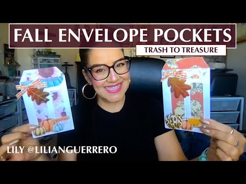 Видео: Карманы-конверты с осенней тематикой
