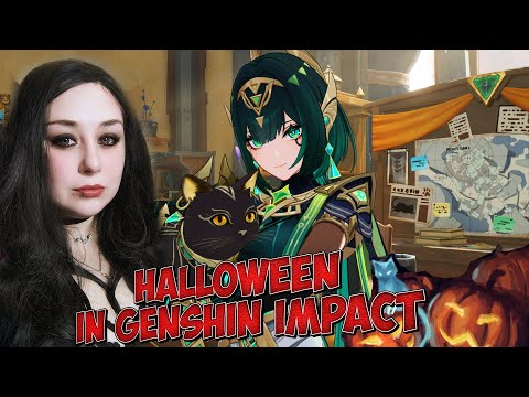 Видео: Косплей стрим Halloween in Genshin Impact  Сокровище предела Призрачная ночь свечей