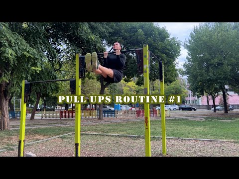 Видео: Тренировка за гръб и бицепс на лостове #1 |  Pull Up Routine #1