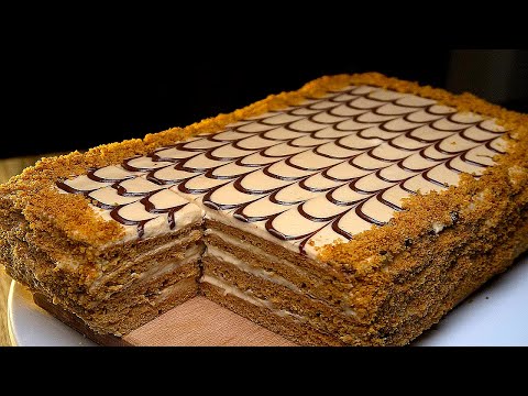 Видео: ТОРТ Медовик без РАСКАТКИ коржей! Безумно НЕЖНЫЙ и ВКУСНЫЙ, готовится ЛЕГКО, съедается за МГНОВЕНИЕ!