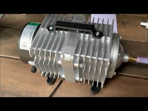 Видео: HAILEA ACO-380.Полевые испытания компрессора для пруда