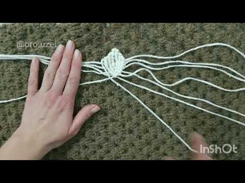 Видео: Макраме цветок легко🤔