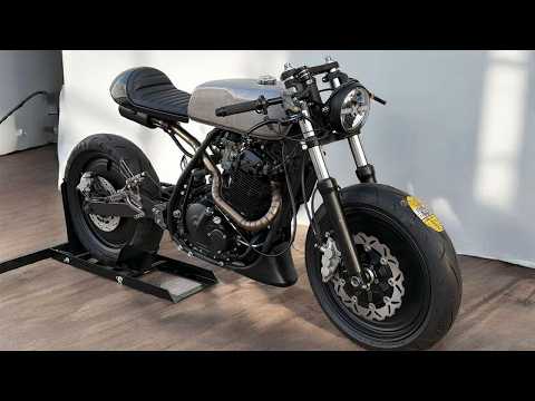 Видео: Suzuki DR650 Caferacer Full Time Lapse от начала до конца