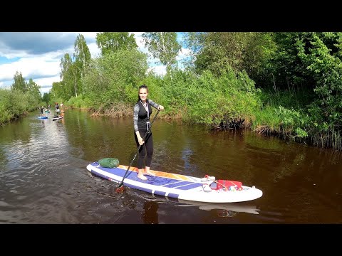 Видео: Первая летняя прогулка на SUP по Цне 04062022