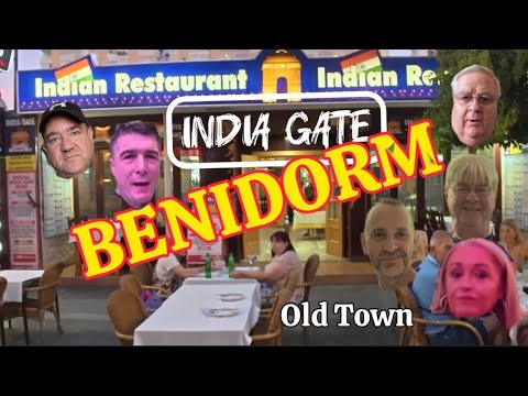 Видео: Индийский ресторан в старом городе Бенидорма