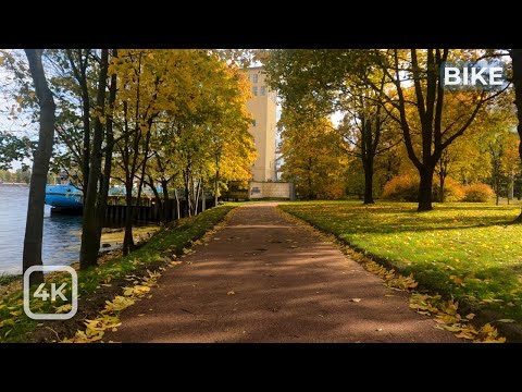 Видео: Велопрогулка вдоль реки Невы. Санкт-Петербург [4K] / Bike ride along the Neva River.Saint-Petersburg