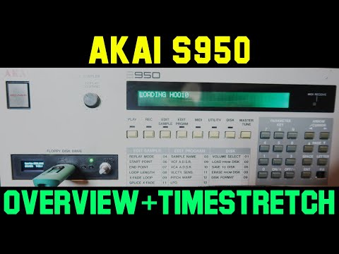 Видео: Обзор сэмплера AKAI S950 + Учебное пособие по растягиванию времени