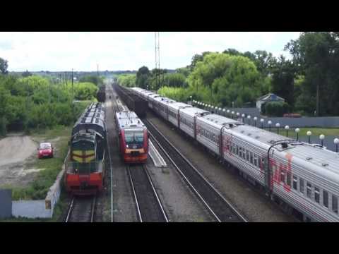 Видео: Zherdevka / Жердевка. Тепловозы, РА2 и вокзальные часы