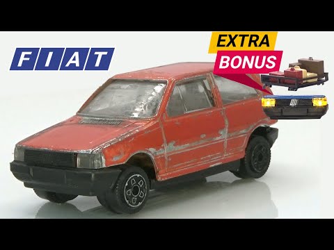 Видео: Реставрация и улучшение Fiat Uno 1986 года от Bburago.