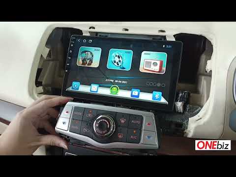 Видео: Nissan Teana 2008–2012 Cogoo T Series 2 ГБ ОЗУ Android Car Payer с корпусом OEM и разъемом Canbus