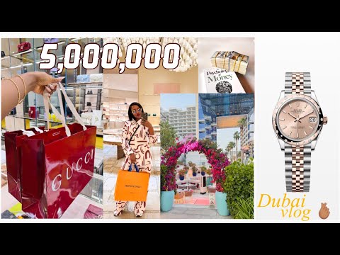 Видео: Я потратил 5 000 000 (40 000 долларов) в Дубае. ROLEX на день рождения. Louis Vuitton, Gucci. TRA...