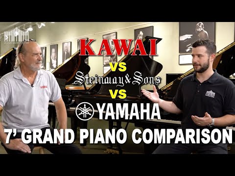 Видео: Kawai vs Steinway vs Yamaha — сравнение полуконцертных роялей
