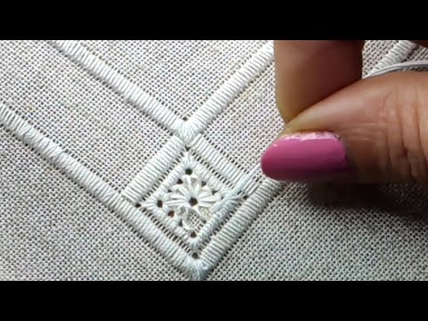 Видео: Як легко і просто зробити ОСНОВУ під МЕРЕЖКУ в кутику | Hand Embroidery Process | Beautiful Design