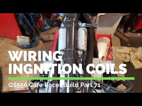 Видео: Подключение катушек зажигания — сборка GS550 Custom Cafe Racer (часть 71)