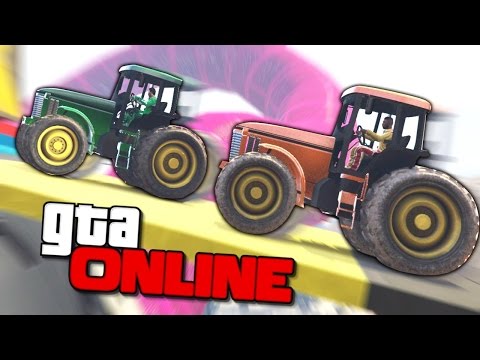 Видео: НЕРЕАЛЬНЫЕ РАМПЫ НА ТРАКТОРАХ  В GTA 5 ONLINE ( УГАР )