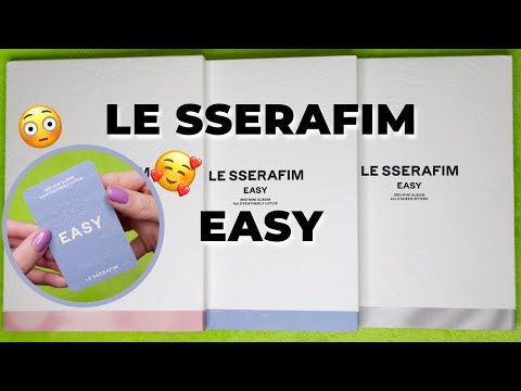 Видео: Распаковка альбома Le Sserafim - Easy 😳ЧТО Я НАШЛА🥰😳 ВСЕ ВЕРСИИ фотобуков и предзаказки от Makestar🥰