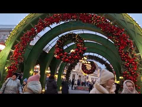 Видео: @  НОВОГОДНЯЯ МОСКВА ПРИЯТНО УДИВИЛА.