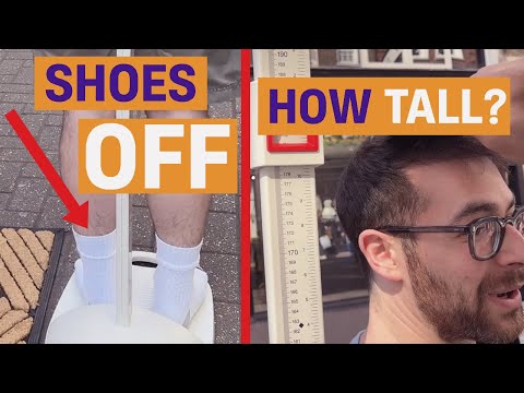 Видео: Я спрашиваю мужчин об их росте без обуви