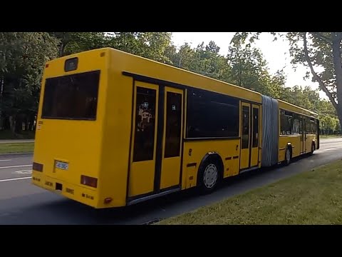 Видео: Автобус Минска МАЗ 105 065 госномер АВ 3982-7 марш 88с