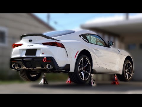 Видео: Как правильно поднять Toyota Supra и установить ее на подставки
