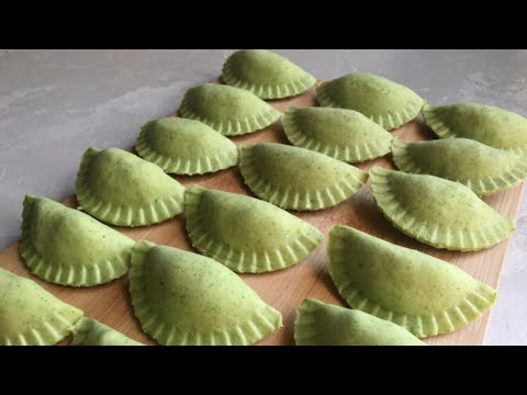 Видео: Шпинатные вареники с картофелем / Безглютеновые рецепты