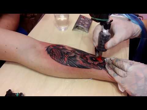 Видео: Корректировка партака. Объяснение, как не нужно делать