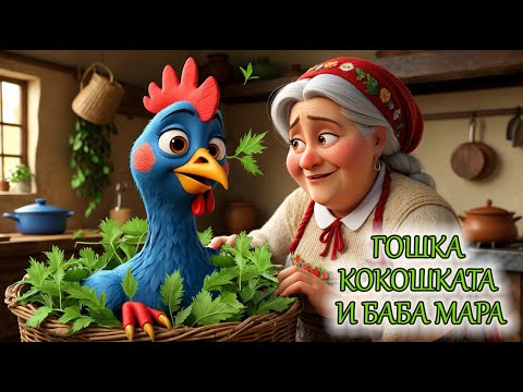 Видео: Гошка Кокошката и Баба Мара Правят Козунак – Детска Песен с Рими и Смях