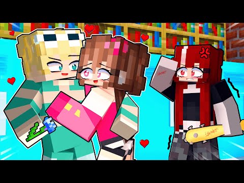 Видео: Хулиганка Влюбилась в Короля Школы в Майкнкрафт!