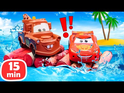 Видео: 🛻🚗 Водное приключение Молнии Маквина! 🌞 Мэтр тоже в деле