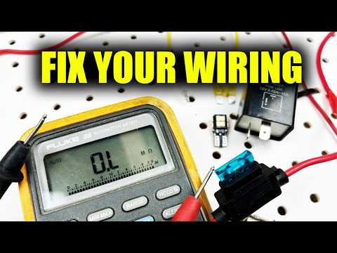 Видео: Диагностика автомобильной проводки 12 В — проверка целостности цепи для начинающих! @WiringRescue