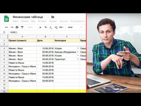 Видео: ФИНАНСОВАЯ ТАБЛИЦА | Как вести финансовый учет в таблицах Google? Видеоурок | Алексей Аль-Ватар