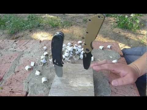 Видео: Тест. ChiStrider D2 vs Ganzo 704 440С