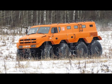 Видео: РУСАК-3994: четыре мотора на четыре оси