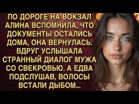 Видео: ПО ДОРОГЕ НА ВОКЗАЛ АЛИНА ВСПОМНИЛА, ЧТО ДОКУМЕНТЫ ОСТАЛИСЬ ДОМА, ОНА ВЕРНУЛАСЬ  ВДРУГ УСЛЫШАЛА