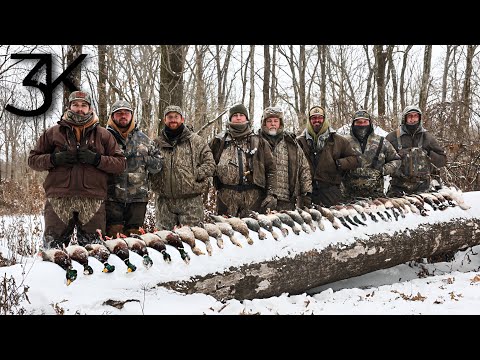 Видео: Охота на уток в Арканзасе во время метели