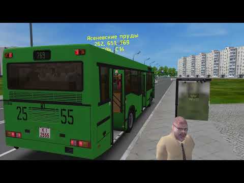 Видео: OMSI 2 Катаемся по Москве На маз 104 2001 года маршрут 769