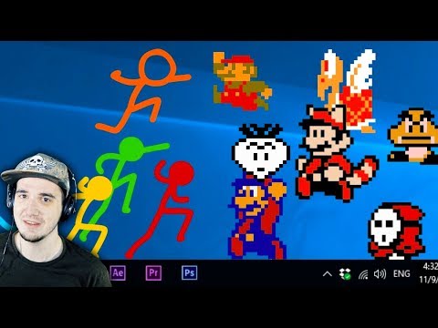 Видео: АНИМАЦИЯ против МАРИО! ► Animation vs. Super Mario Bros (official) | Реакция
