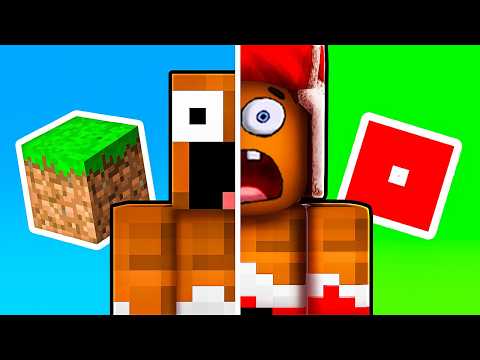Видео: Мой Друг СОЕДИНИЛ 2 ИГРЫ: Minecraft и Roblox