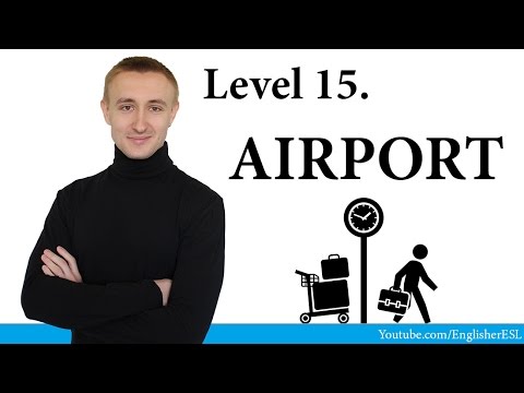 Видео: В АЭРОПОРТУ. AT THE AIRPORT. Самый нужный английский #15