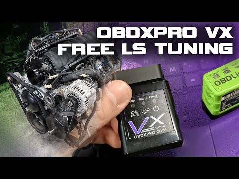 Видео: Бесплатная настройка LS с помощью новых OBDX Pro VX и LS Droid для Windows