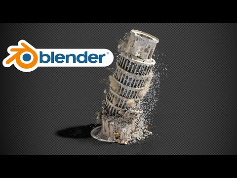 Видео: Как я разрушил Пизанскую башню (IT) — Blender Non Tutorial