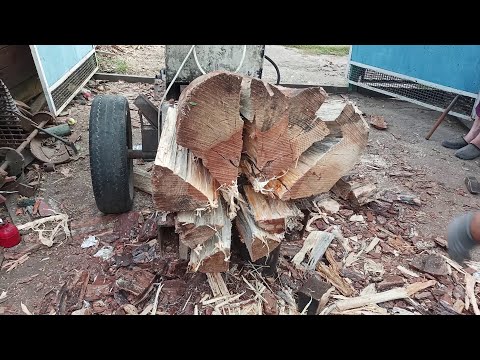 Видео: Дровокол з новими ножами який зміг