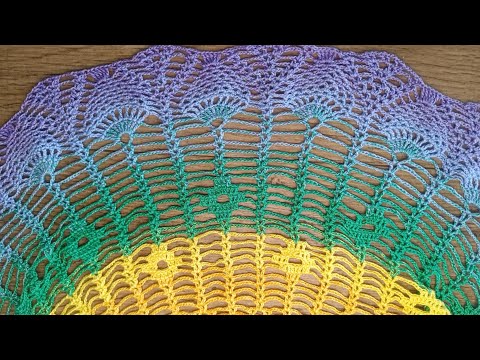 Видео: Ажурный зонтик ИРИДА ч.7 Экспресс МК   #umbrella #crochet #ажурныйзонт