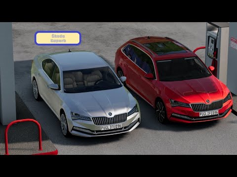 Видео: Škoda Superb 3 для BeamNG.drive