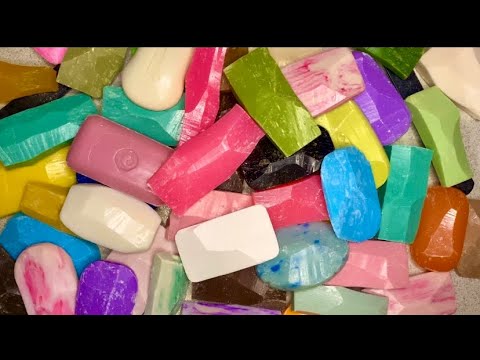 Видео: ASMR 🔪🎶Cutting dry soap 🧼🫶🏻Leftovers 🤤Резка сухих обрезков 🤍💚❤️🩷🤍💙🩵💜🤎