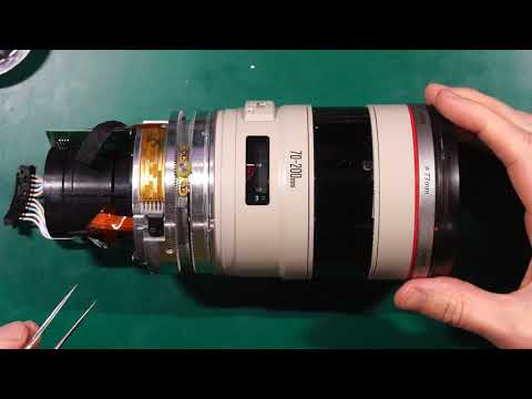 Видео: Canon 70-200/2.8L - полная переборка и попытка юстировки