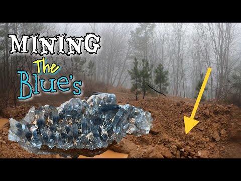 Видео: ДОРОГИЕ РЕДКИЕ СИНИЕ КРИСТАЛЛЫ В АРКАНЗАСЕ!! - (БЕСПЛАТНОЕ МЕСТО РАСКОПОК)