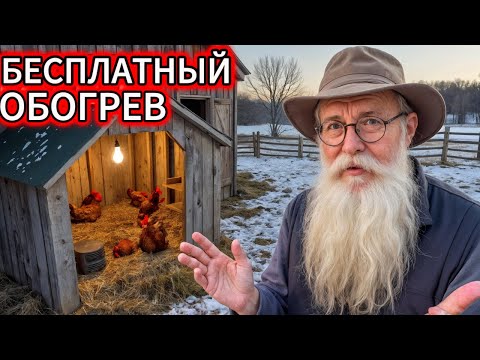 Видео: ГАЗ И СВЕТ НЕ НУЖНЫ. Вот как НА САМОМ ДЕЛЕ топят курятники умные люди