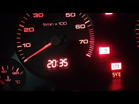 Видео: Часы Audi80 VDO, финал.